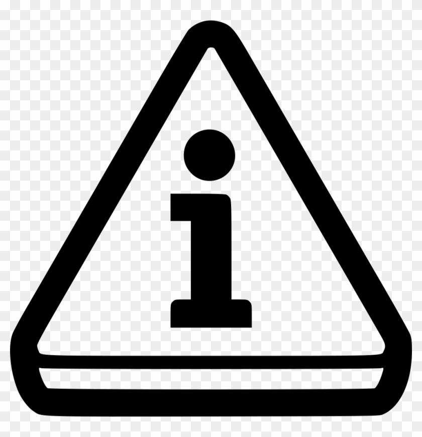 Information Alert Attention Sign Help Comments - Traffic Sign Clipart