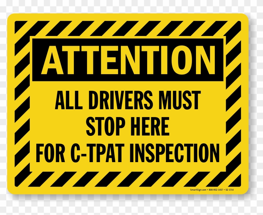 Security Checkpoint Sign - Sign Clipart