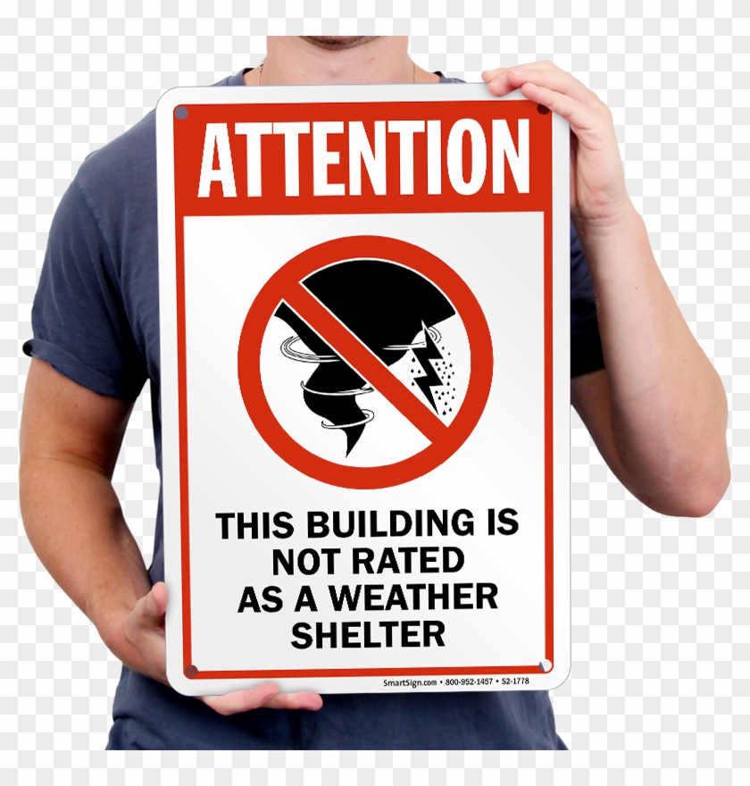 Attention Building Shelter Area Sign - Swimming Pool Clipart #5130321