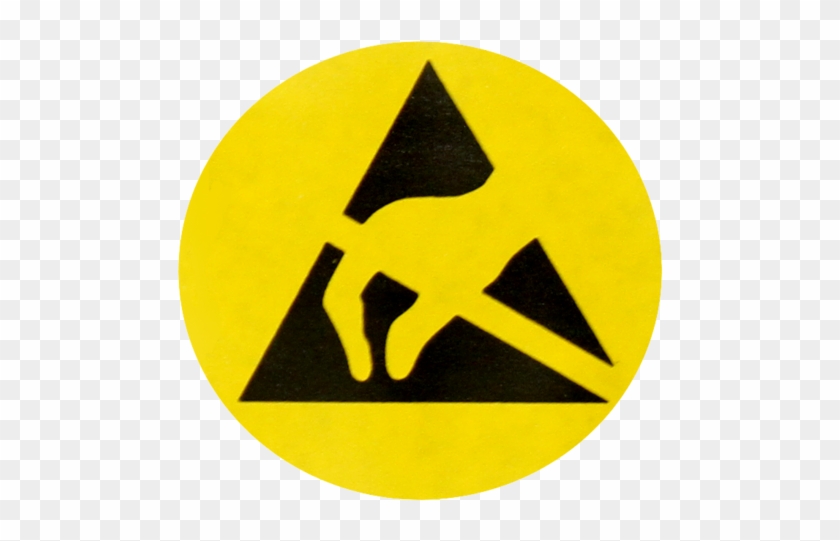 Attention Label - Anti Static Clipart