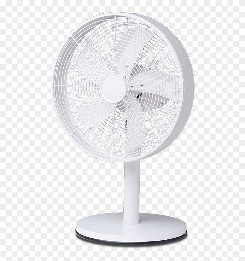 30cm White Desk Fan - Mechanical Fan Clipart