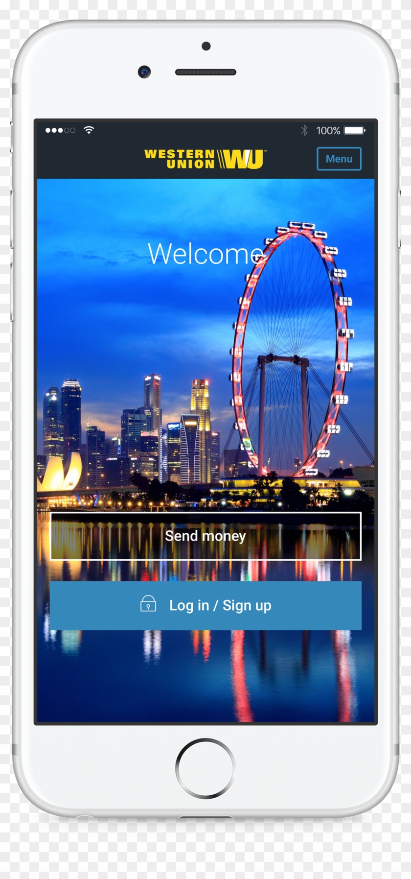 How To Start Your Money Transfer On The Western Union Clipart