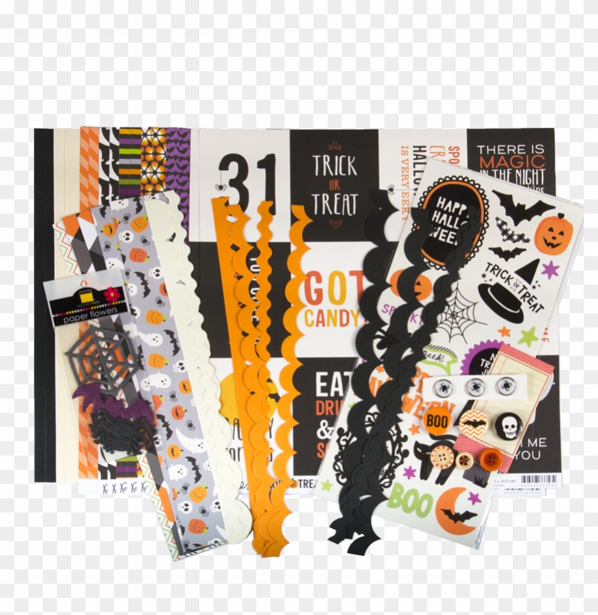 American Crafts Halloween Stickers 6"x12" 2/pkg-accents - Poster Clipart #5131122