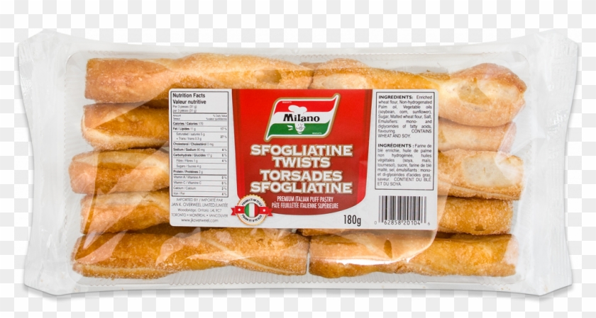 Packaging For Milano Sfogliatine Twists Puff Pastry - Baguette Clipart #5131416