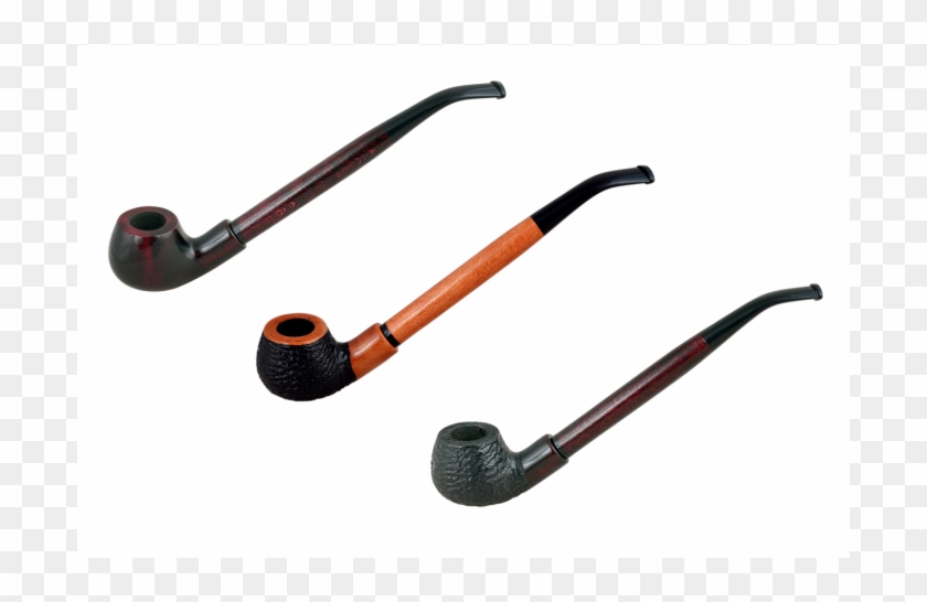 #69 Bent Long Churchwarden Pearwood Tobacco Smoking - Garden Tool Clipart #5131764