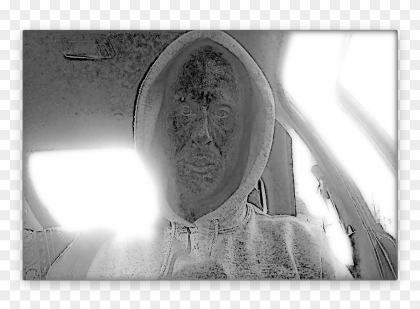 A Still Frame From The Video That First Yielded A Glimpse - Monochrome Clipart #5132005