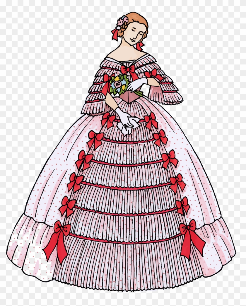 This Free Icons Png Design Of Vintage Woman's Ball - Ball Gowns Clipart Transparent Png #5132170