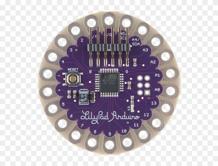 Lilypad Arduino 328 Main Board - Arduino Lilypad Clipart #5132416