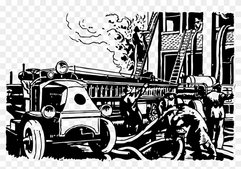 This Free Icons Png Design Of Automobile Fire Engine - Fire Truck Clip Art Transparent Png #5132419