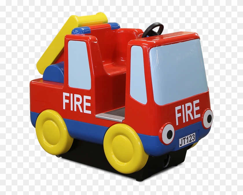 Jolly Town Fire Engine Ride - Push & Pull Toy Clipart