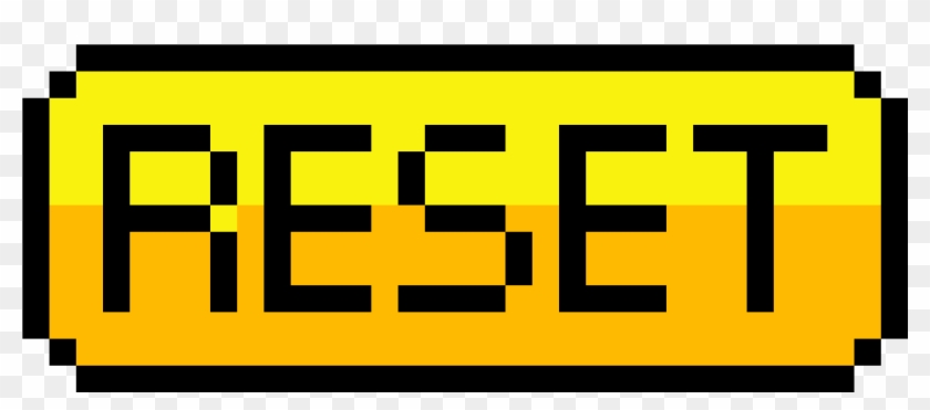 Reset Button - 8 Bit Button Png Clipart #5132823
