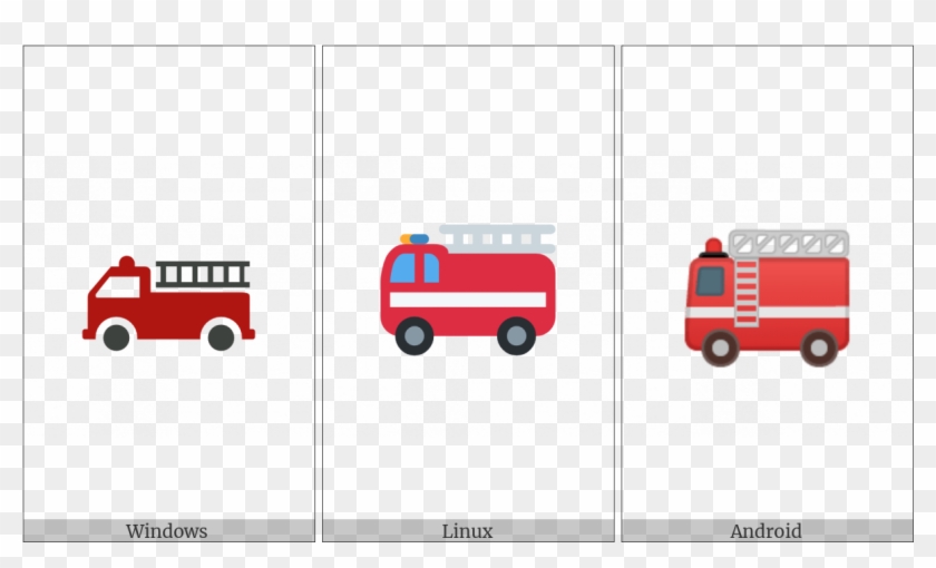 Fire Engine On Various Operating Systems - Fire Apparatus Clipart #5132986