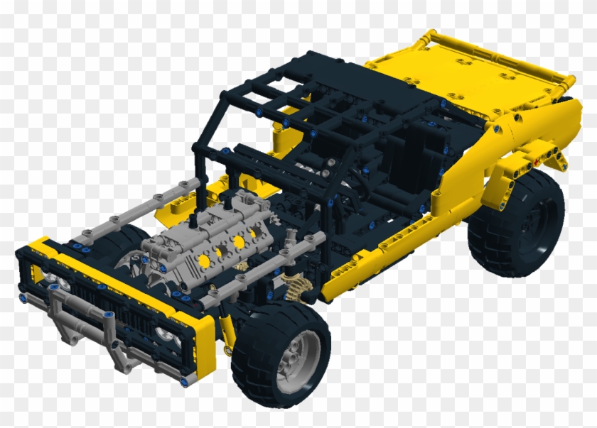 And Make It A Reality - Lego Technic Dodge Charger Clipart #5133272