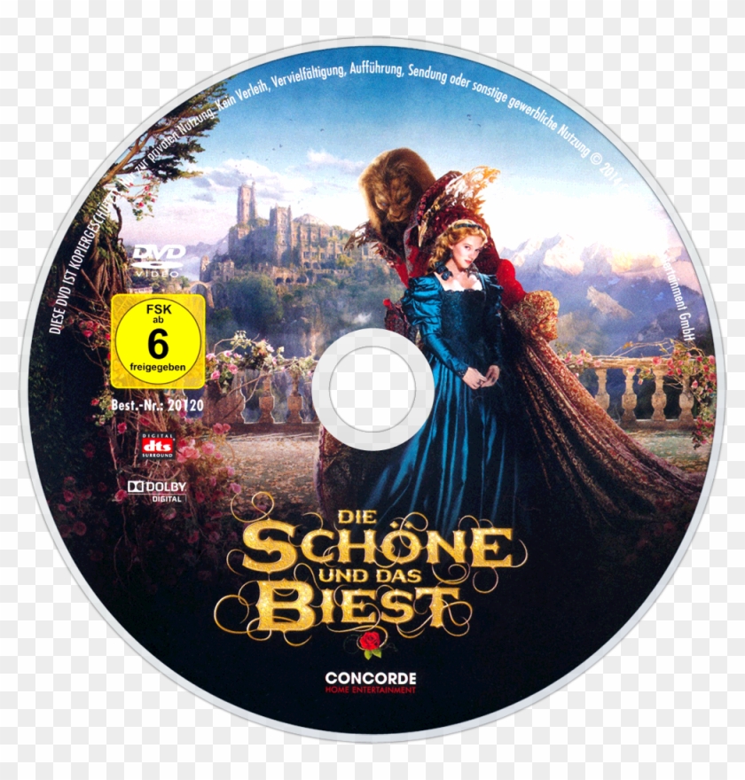 Beauty And The Beast Dvd Disc Image - Beauty And The Beast Poster In Spanish Clipart
