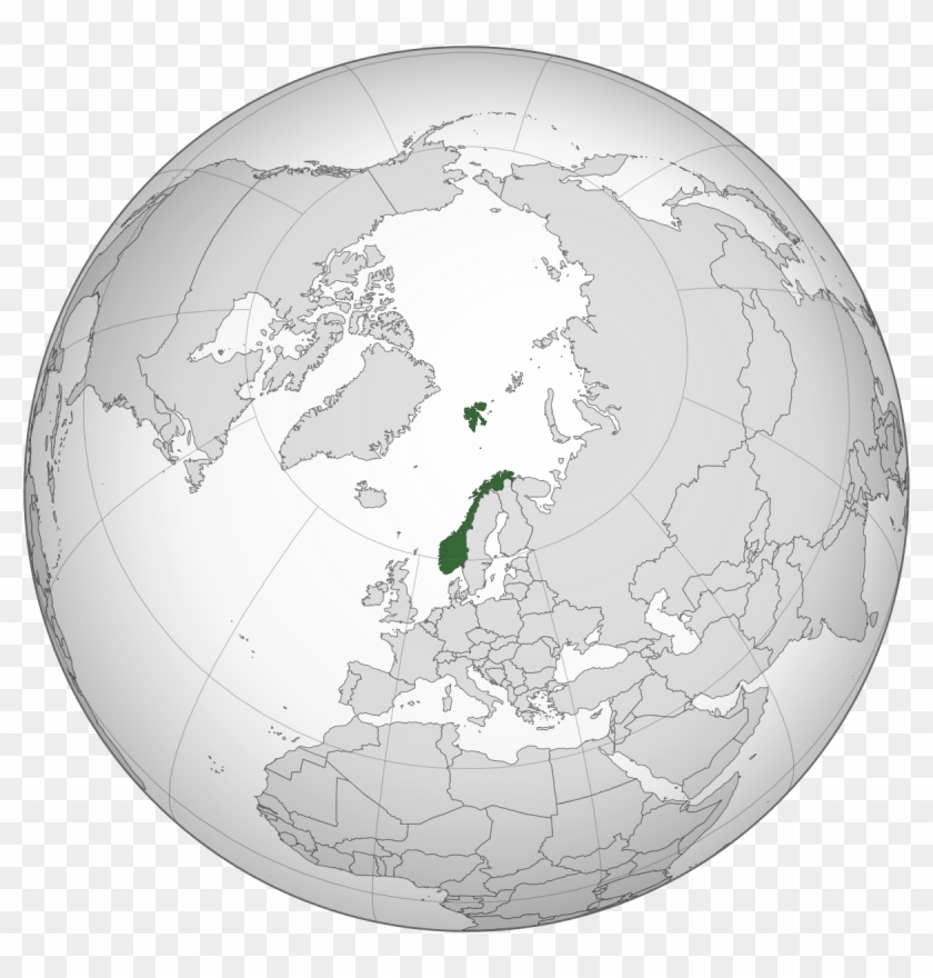 Norway Lunar Sample Displays - Norway Orthographic Clipart