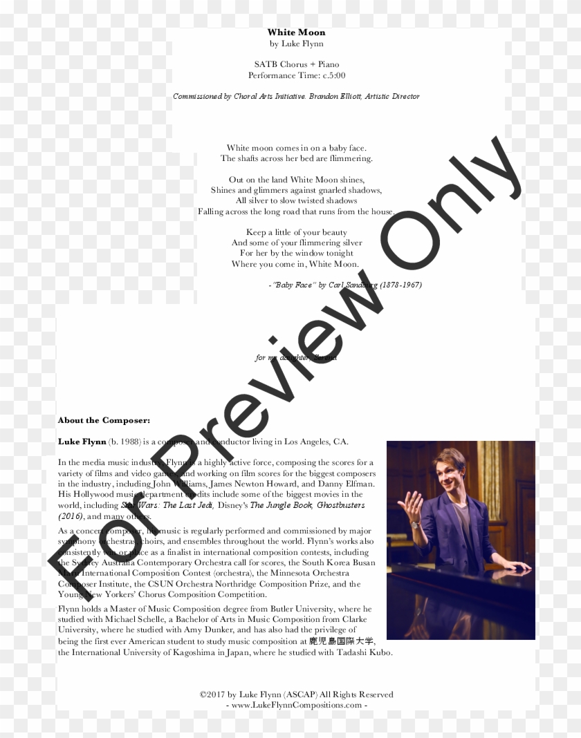 Click To Expand White Moon Thumbnail - Entry March Of The Boyars Tuba Part Clipart #5133820