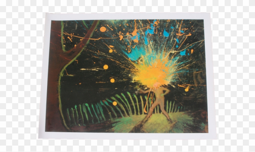 The Flaming Lips I Became Outerspace Lithograph M62225 - War With The Mystics Art Clipart