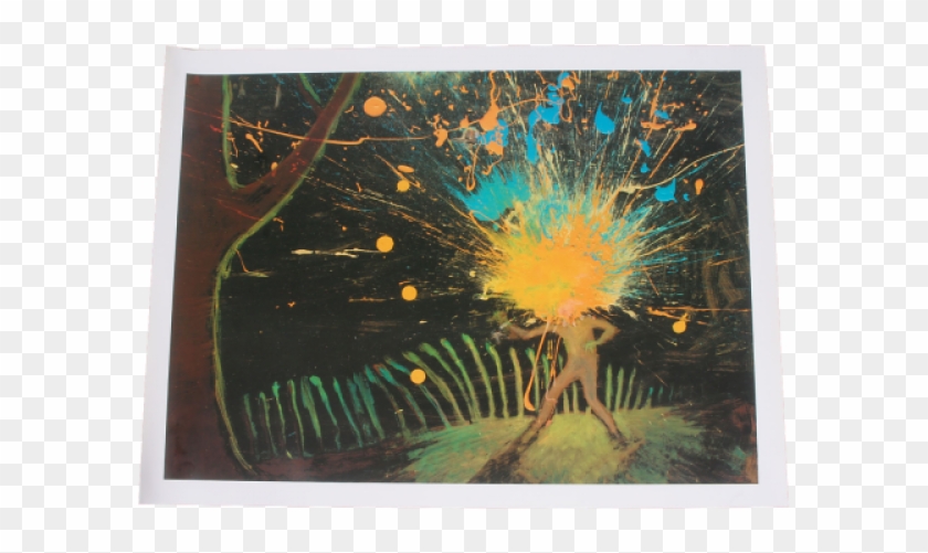 The Flaming Lips I Became Outerspace Lithograph M62225 - War With The Mystics Art Clipart #5133919