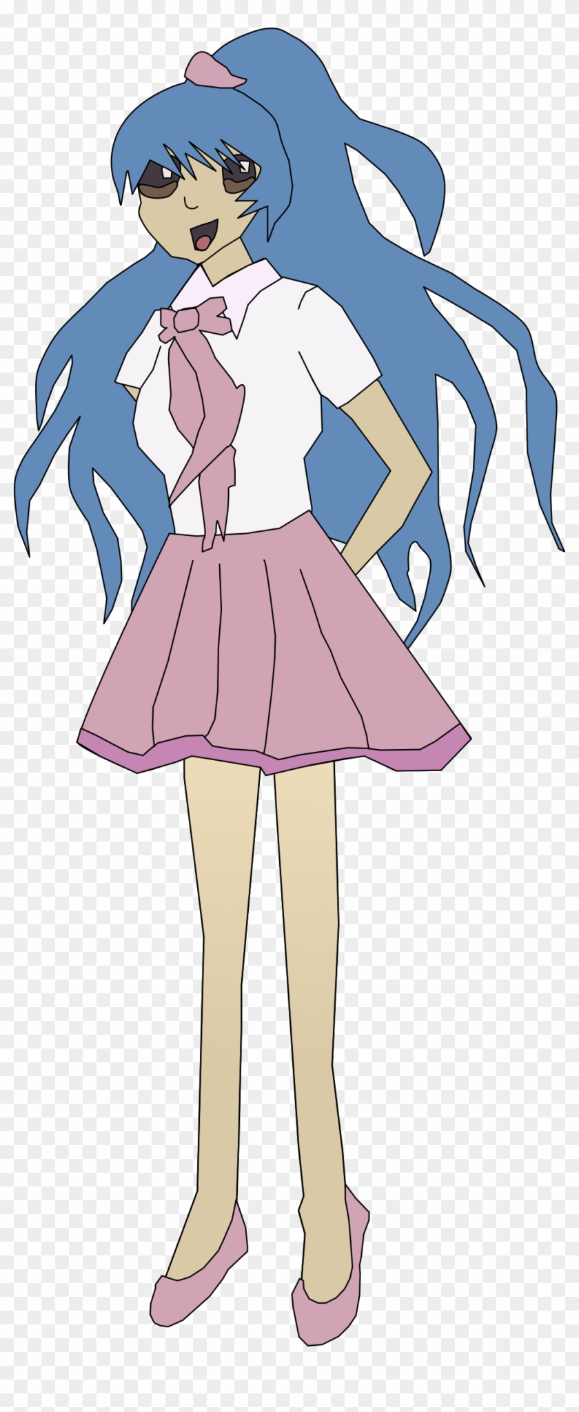 This Free Icons Png Design Of Anime Girl Example - Anime Hair Example Girl Clipart