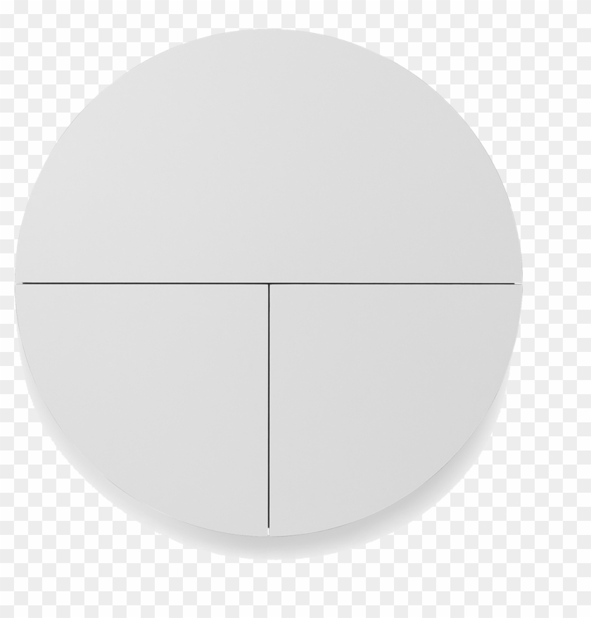 Pill, Wall Mounted Desk In White - Circle Clipart #5134097