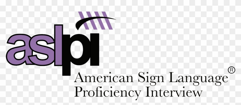 American Sign Language Proficiency Interview - Aslpi Logo Clipart #5134373
