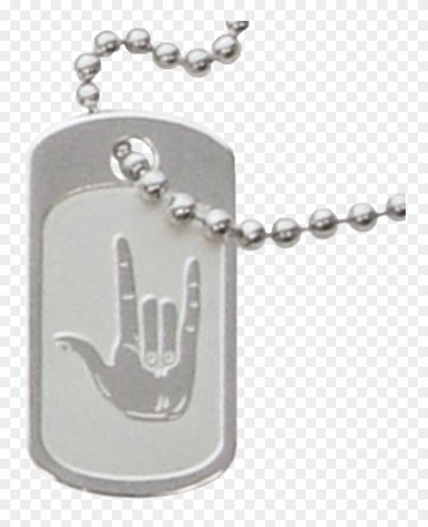 Dog Tag I Love You - Chain Clipart #5134443