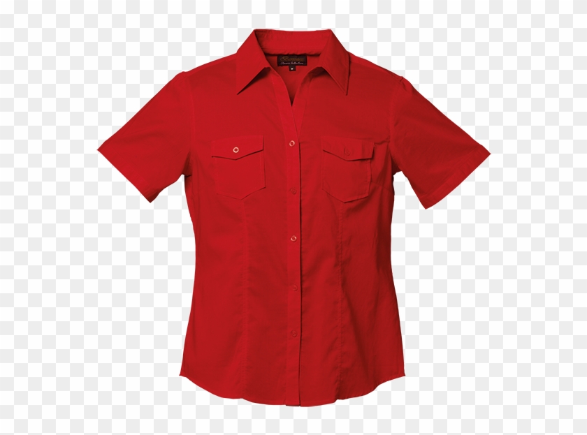 Blouse With Collar Png - Toyota Shirt Red Clipart