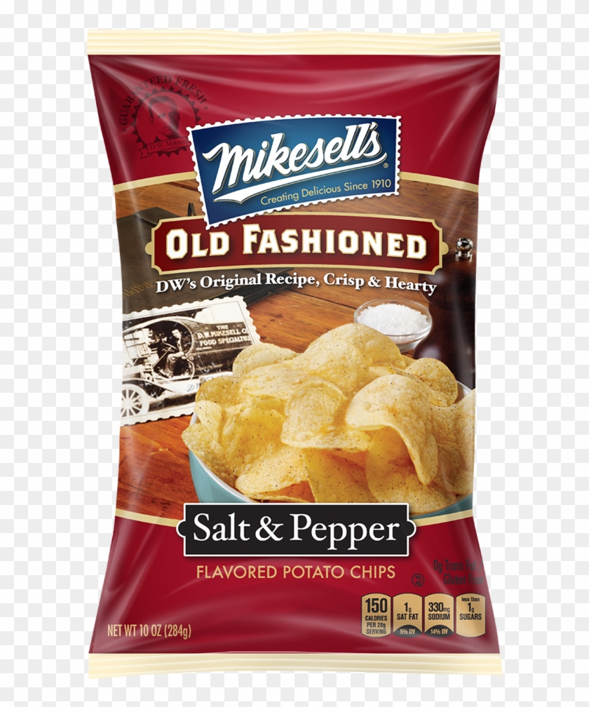 Old Fashioned Salt & Pepper Potato Chips , Png Download Clipart #5134586