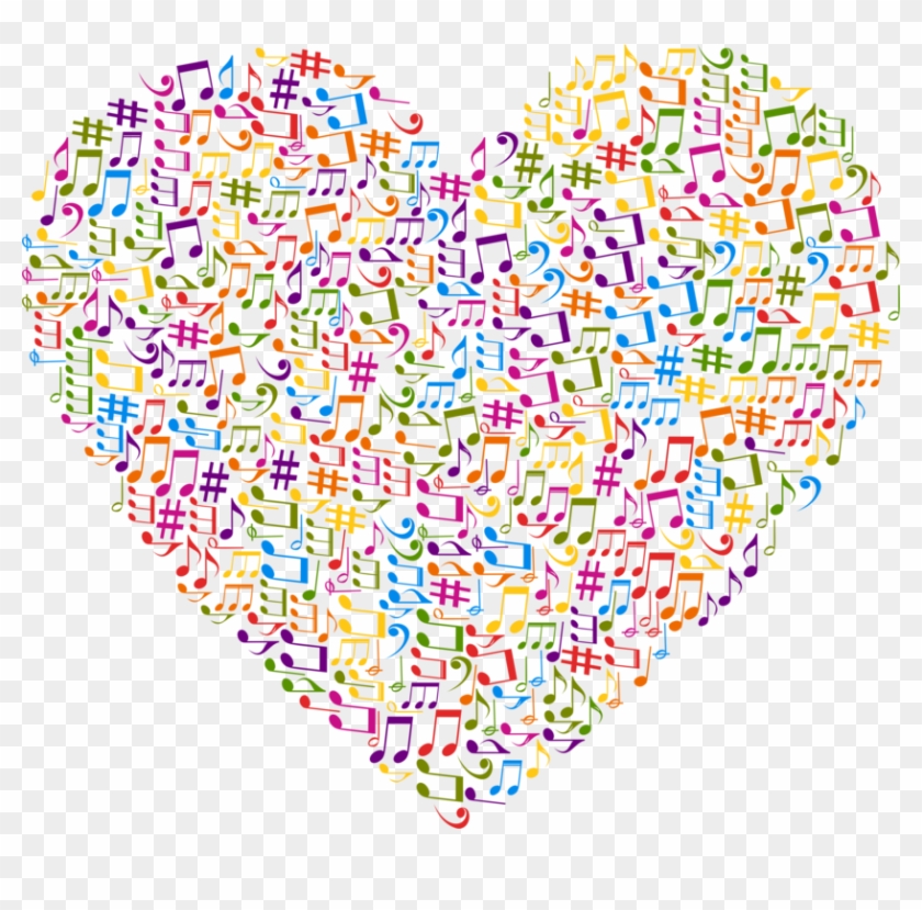 Musical Theatre Musical Note Music Download Clef - Valentines Day Music Clipart #5134844