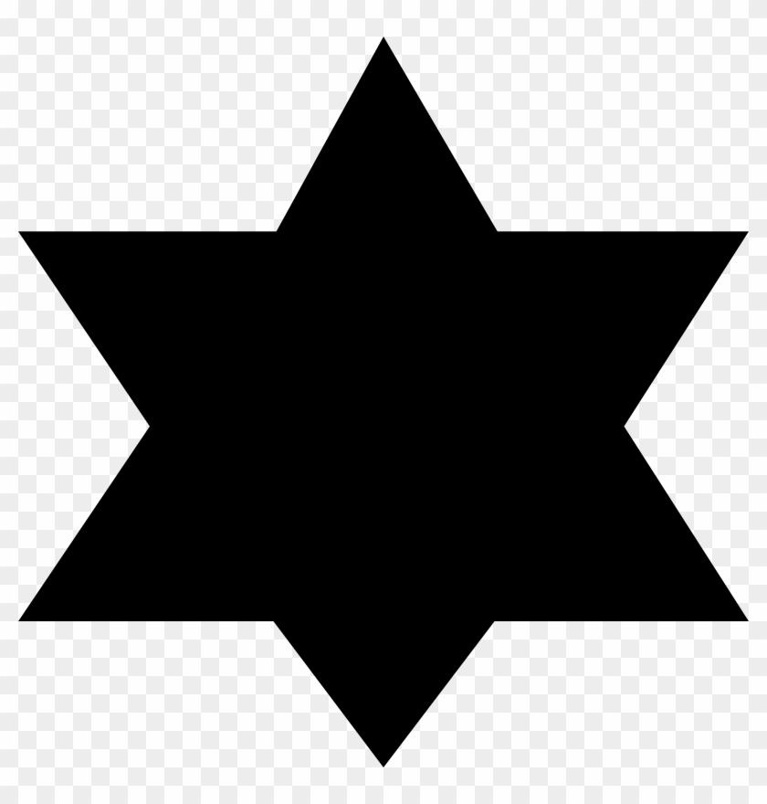 This Free Icons Png Design Of Religious Jewish 15 - Jewish Star Silhouette Clipart