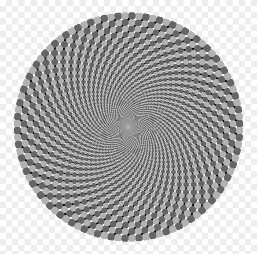 Optical Illusion Light Optics Black And White - Optical Illusion No Background Clipart