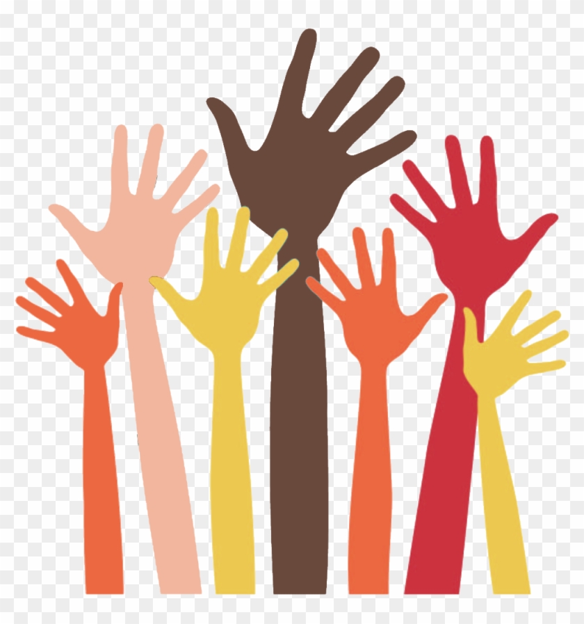 Applause Clipart Encouragement - Raise Hand Cartoon Png Transparent Png