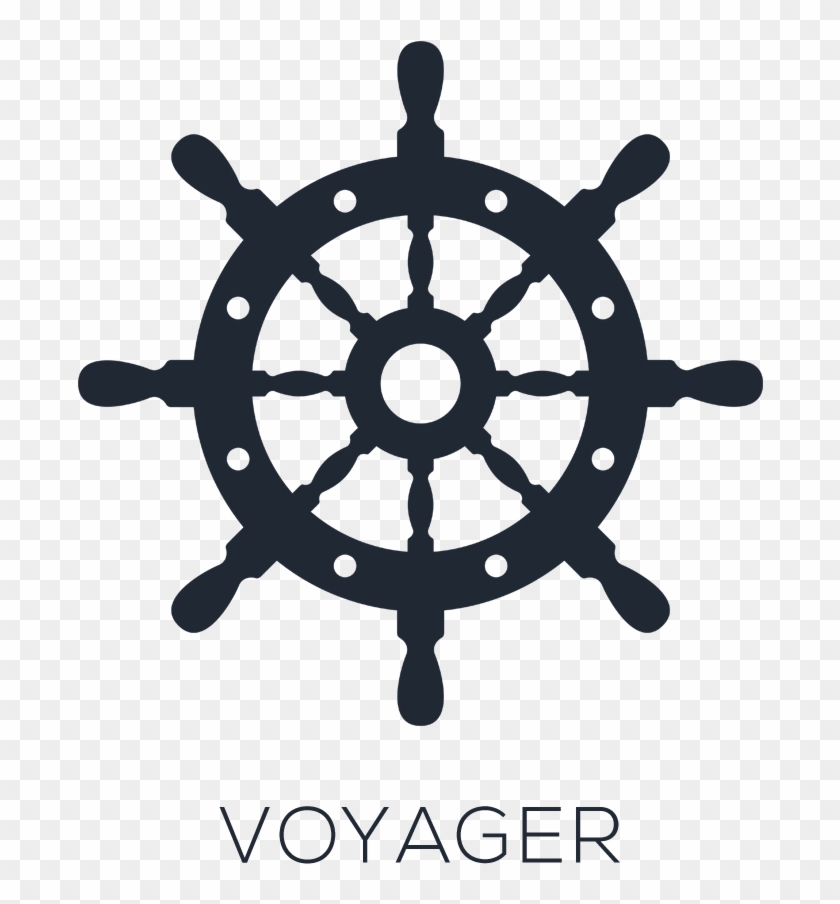 Voyer-logo - Ship Wheel Transparent Background Clipart
