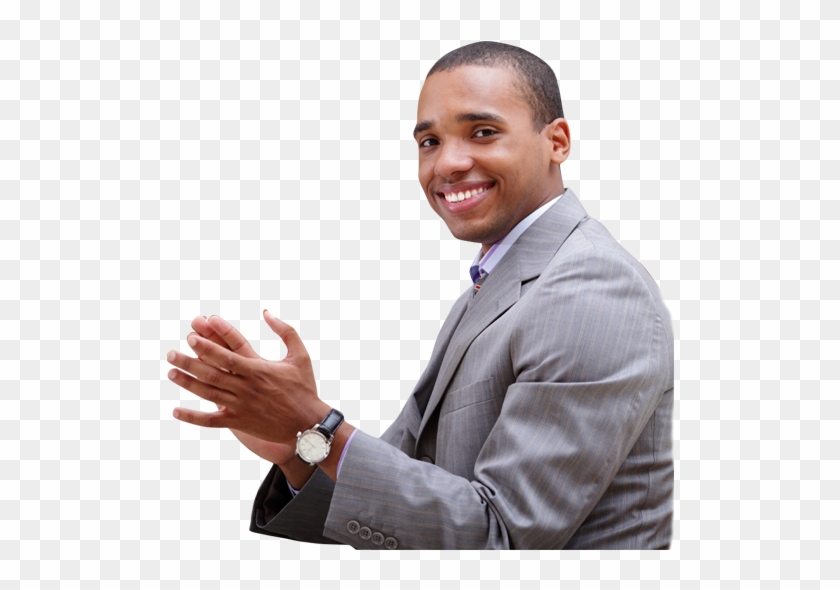 It Consulting And Training - Man Clapping Png Clipart #5135249