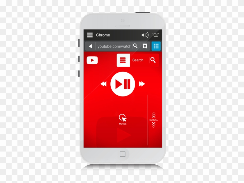 Play/pause - Youtube Music Remote Control Clipart #5135278