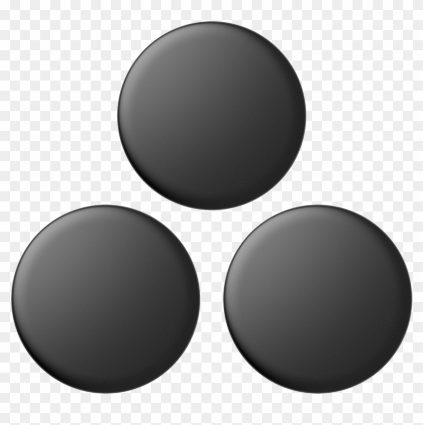 Popminis Aluminum Black, Popsockets - Circle Clipart #5135414