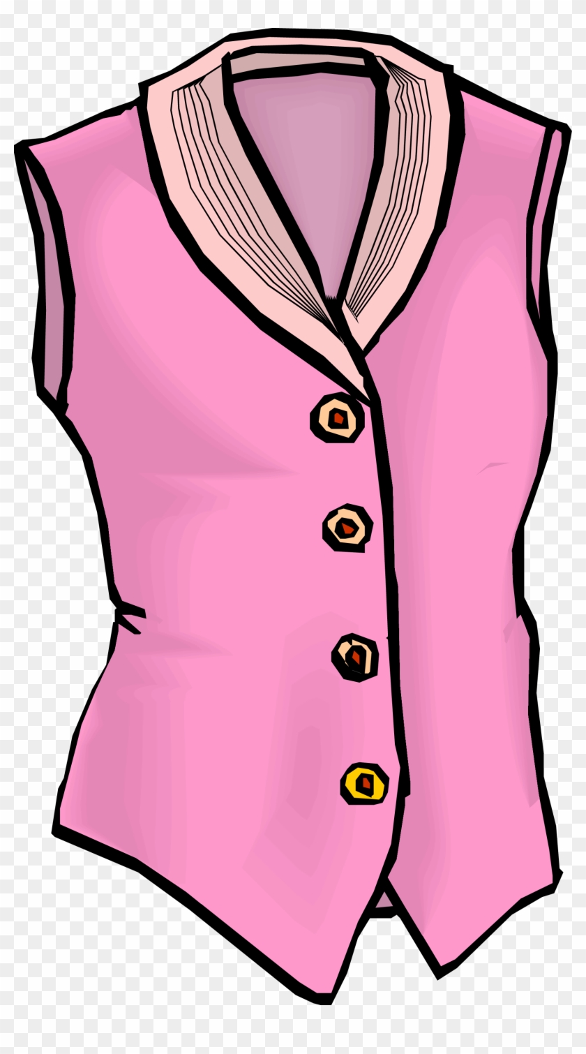 Blouse Clipart Png - Clothes Vest Clipart Png Transparent Png