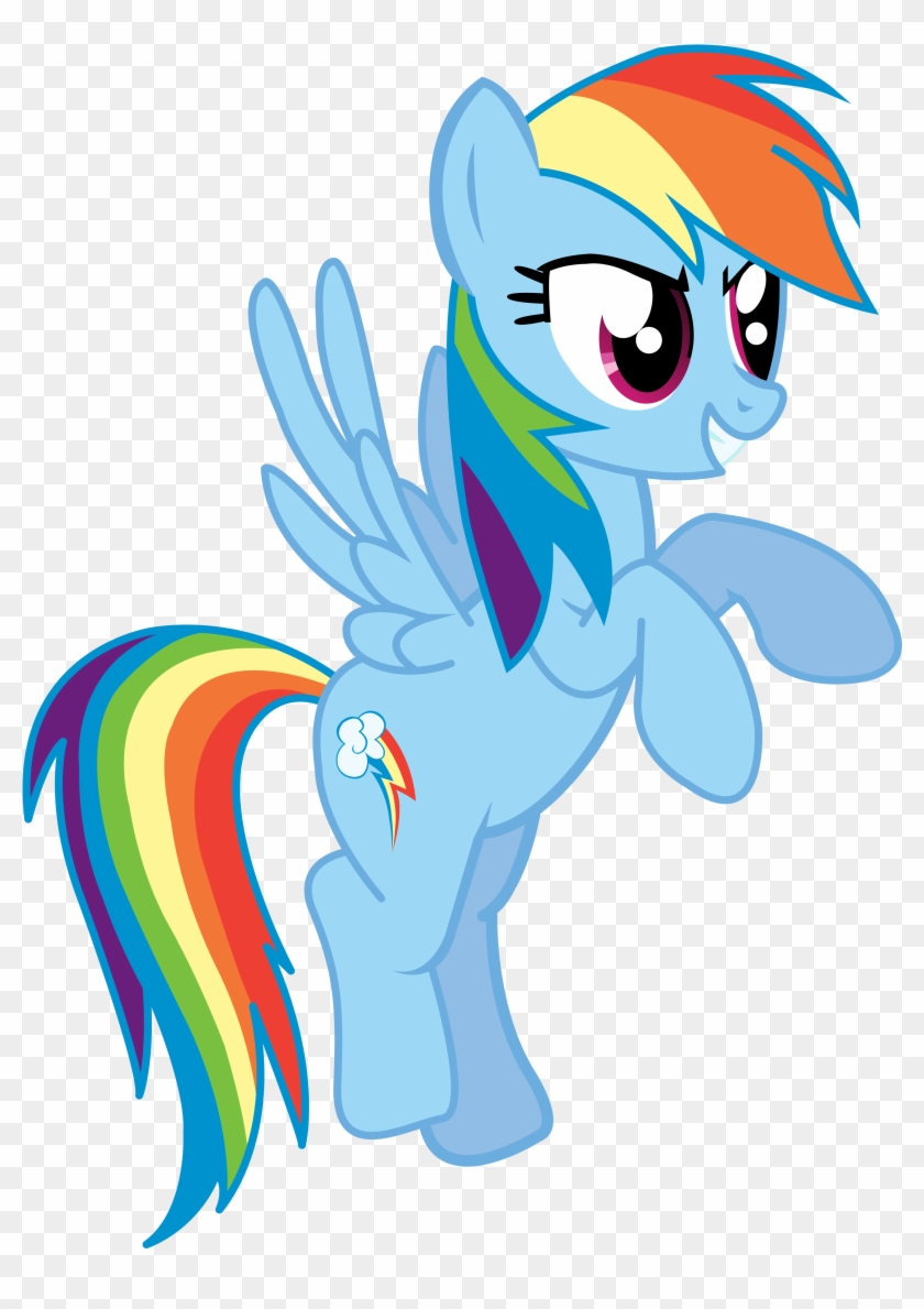 Rainbow Dash Thinks She's Really Overdoing It - Colour Is Rainbow Dash Clipart #5136363