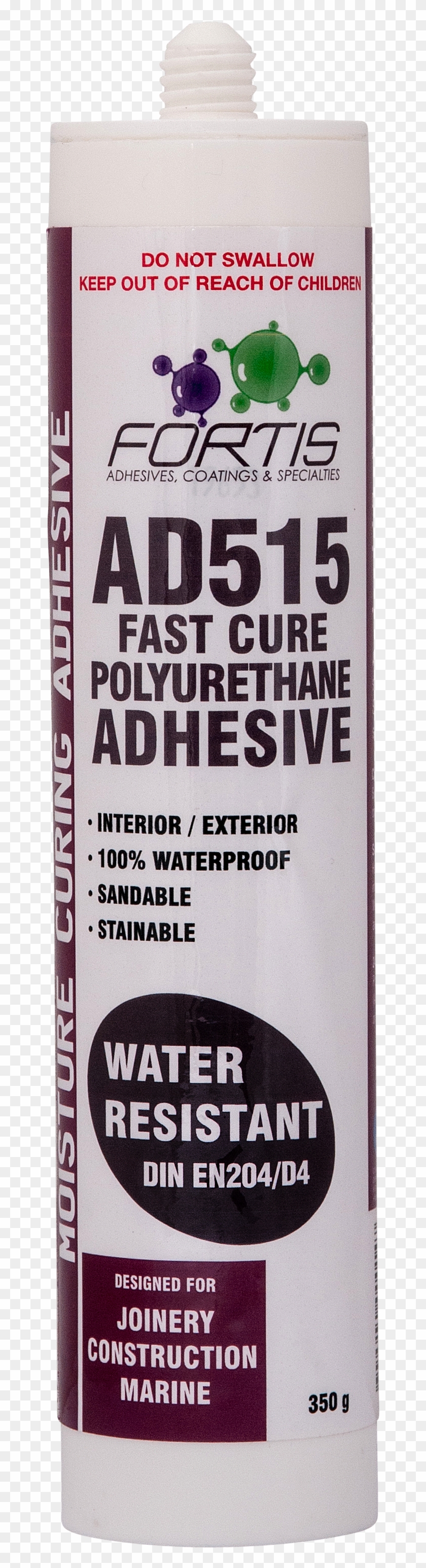 Fortis Ad515 Fast Cure Waterproof Polyurethane Adhesive - Cosmetics Clipart #5136430