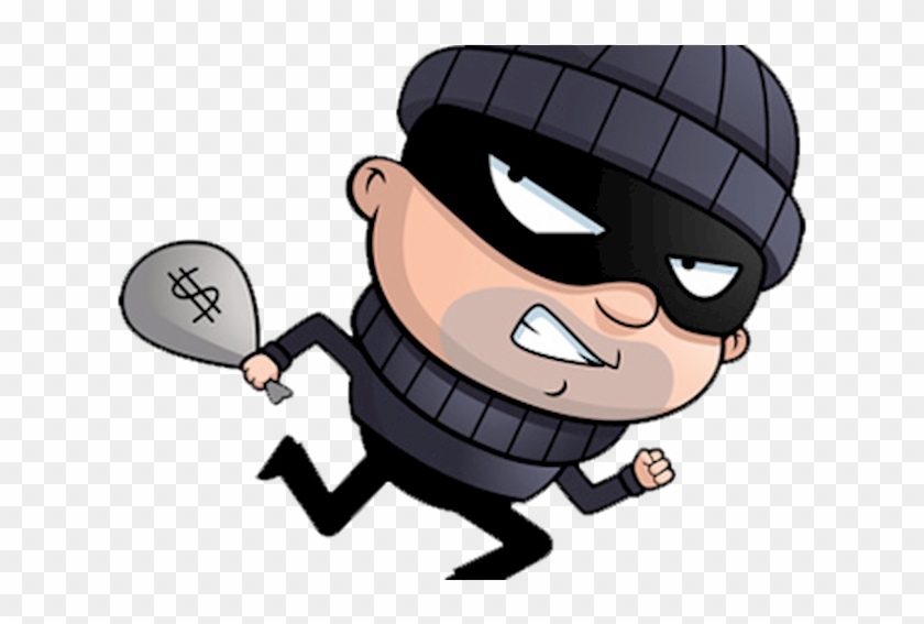 Robber Cartoon Transparent Background Clipart #5136661