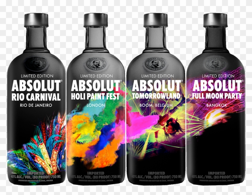 Promotional Bottle Set - Absolut Vodka Clipart
