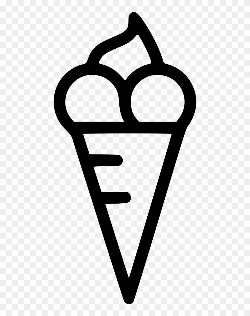 Icecream Cone Comments - Иконка Мороженого Clipart #5137228