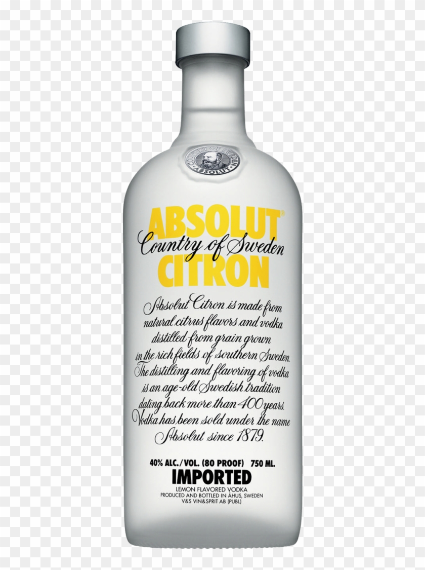Home - Absolut Vodka 780 Ml Citron Clipart #5137296