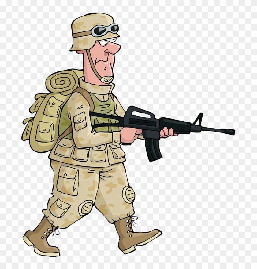 Image Library Cartoon Royalty Free Royaltyfree Transprent - Soldier Cartoon No Background Clipart #5137297
