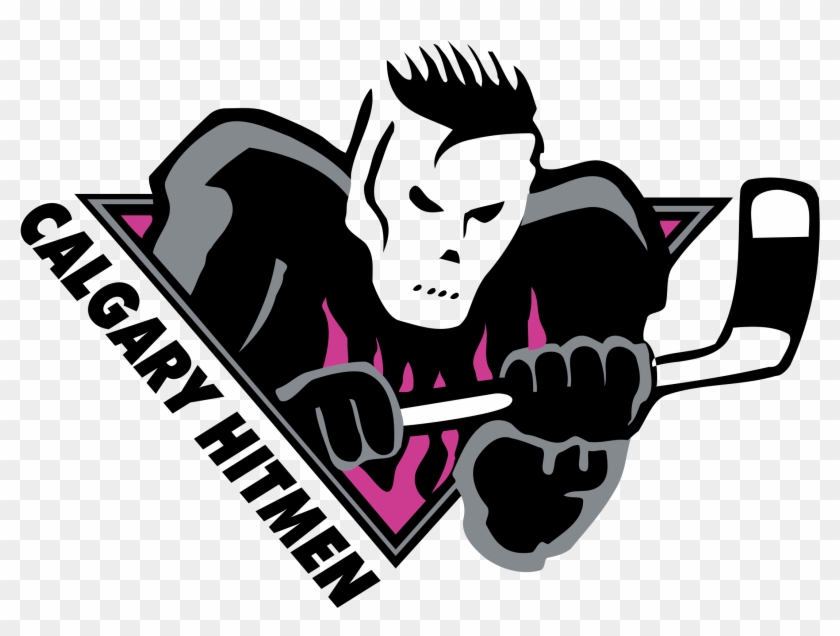 Freeuse Library Calgary Hitmen Png Transparent Svg - Calgary Hitmen Pink Logo Clipart