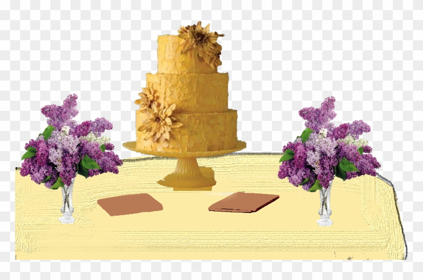 Sandy Wedding Cake Overlay For Episode - Martha Stewart Wedding Cakes Clipart #5137411