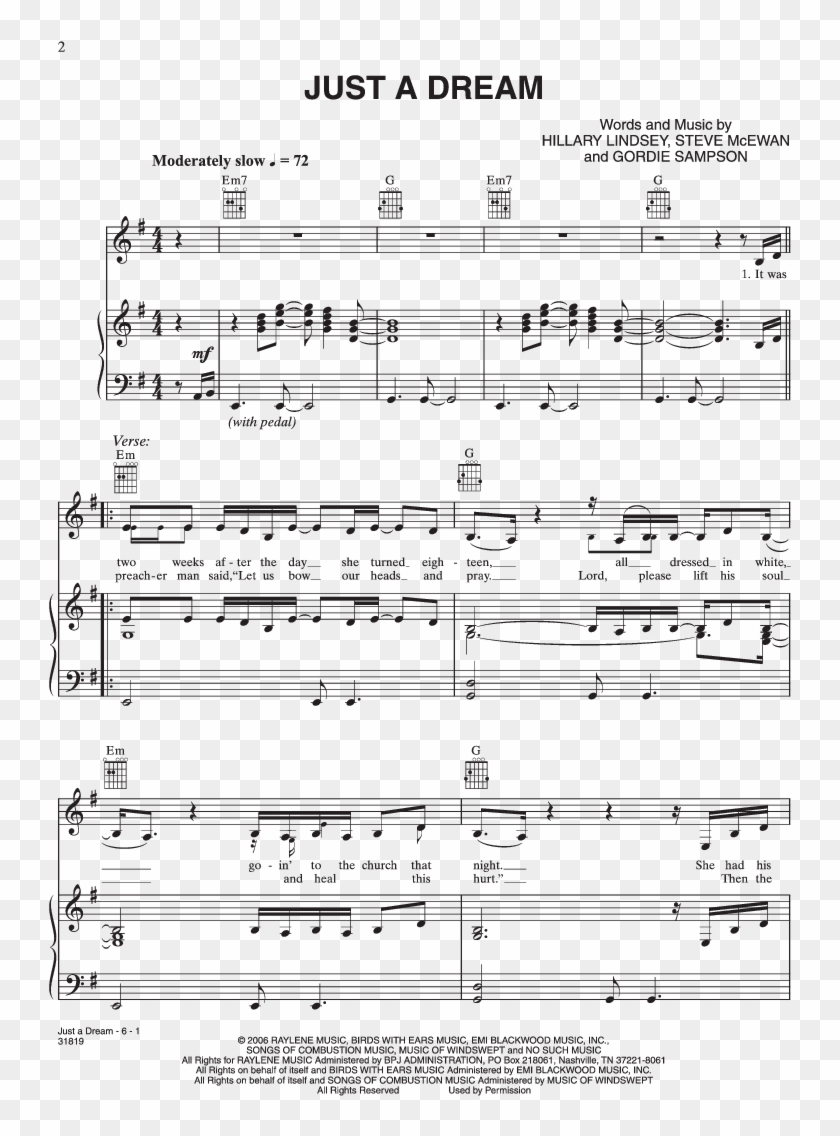 Product Thumbnail - Just A Dream Violin Notes Clipart
