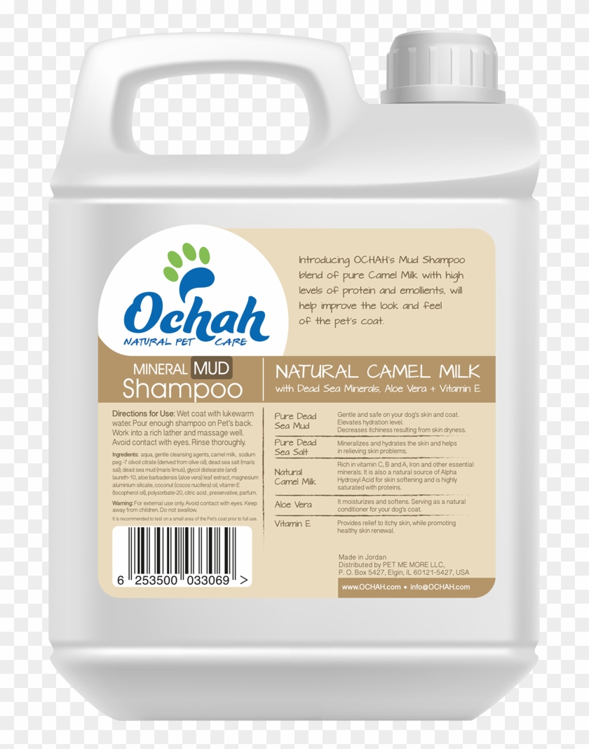 Natural Mineral Pet Shampoo - Plastic Bottle Clipart