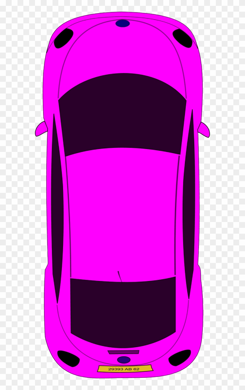 Vector Clip Art - Car From Top Clipart - Png Download #5138212