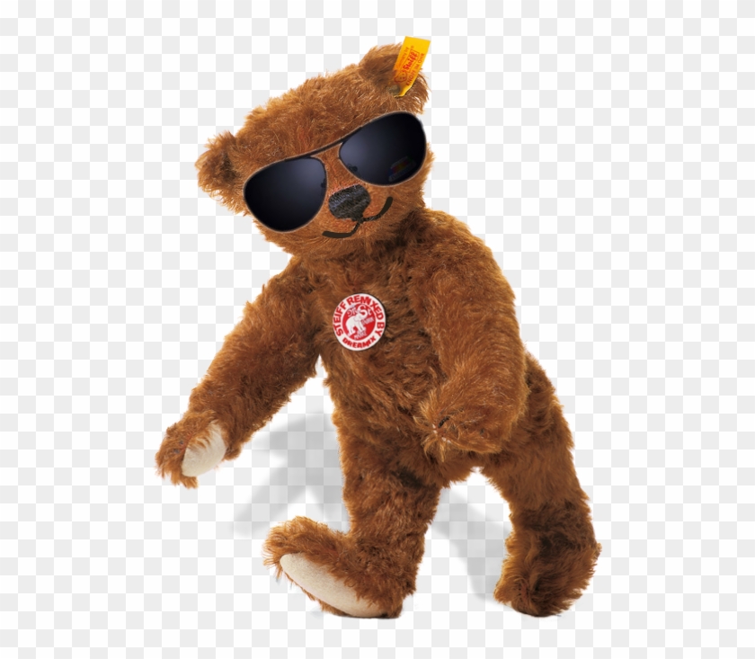 #teddy #secret Agent #fbi #sunglasses #pilot #cool - Steiff Classic Teddy Bear Clipart